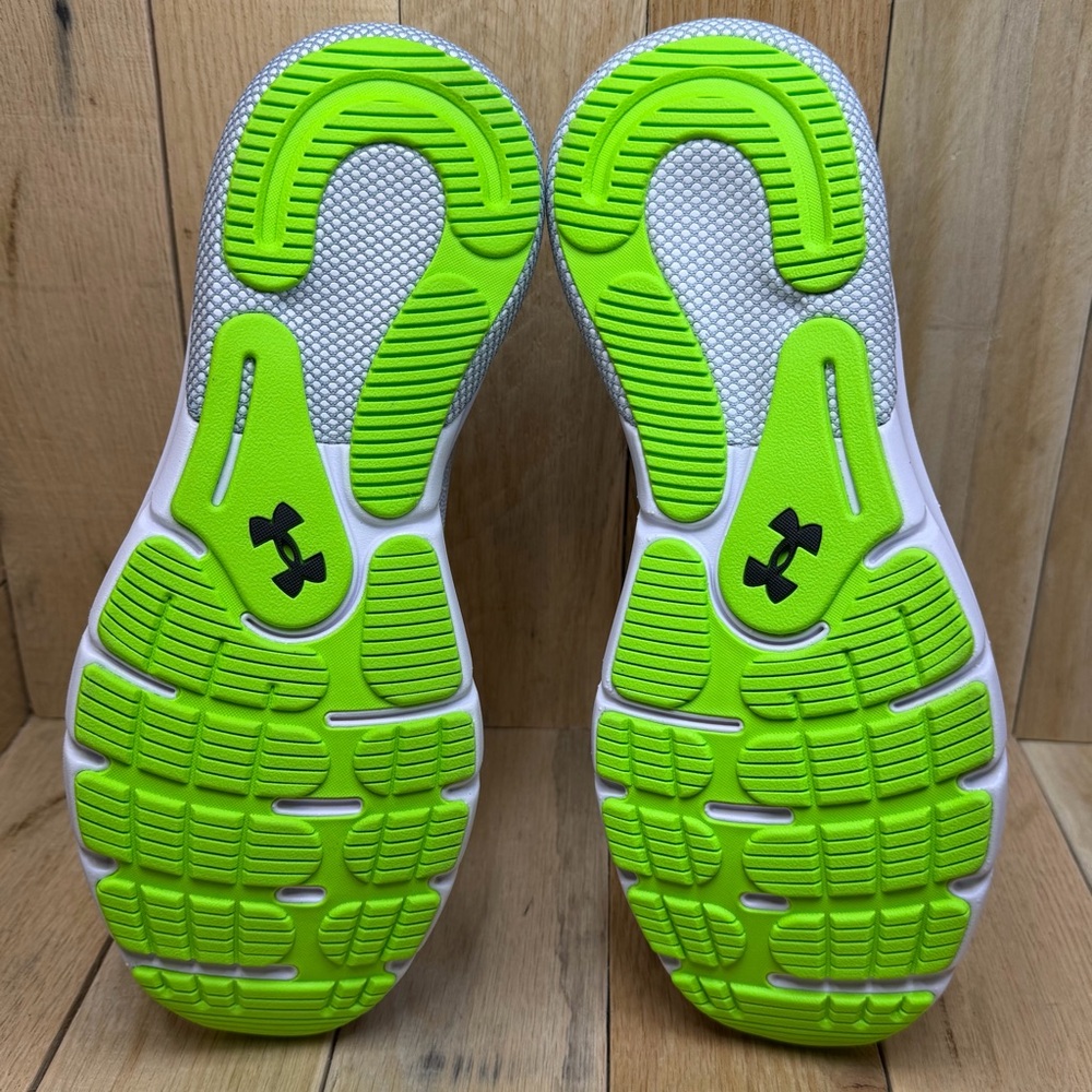Under Armour HOVR Turbulence 2 Men’s Running Shoes Size 9 Gray/Green - Picture 8 of 15